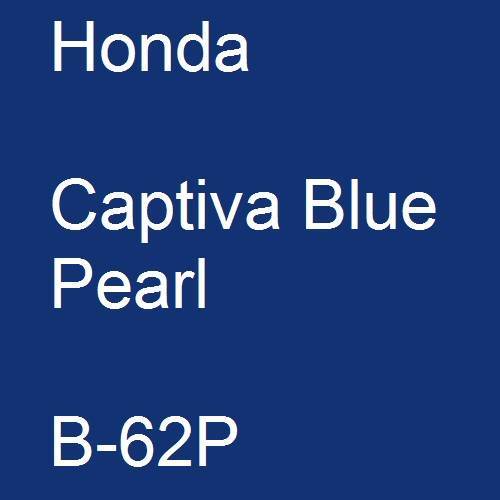 Honda, Captiva Blue Pearl, B-62P.